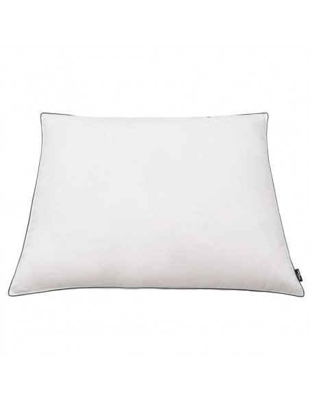 Cuscini 2 pz Imbottitura Leggera Mix di Piume 80x80 cm Bianchi
