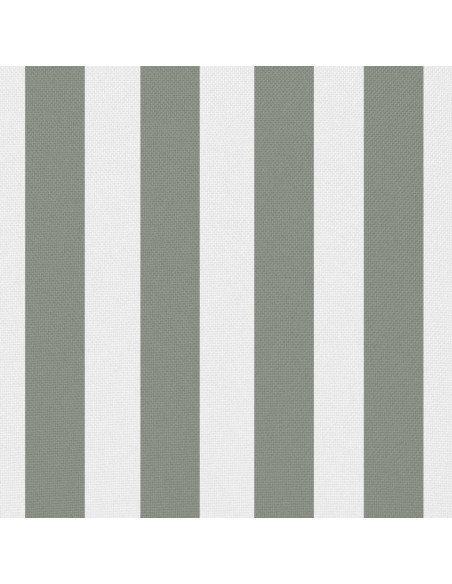 Cuscini da Esterno 2 pz Stampa a Righe 60x40 cm Grigi