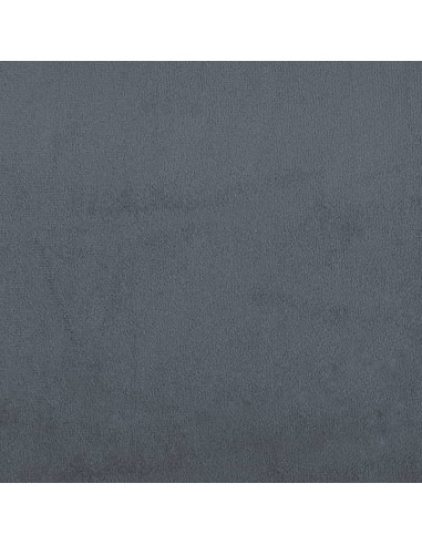 Cuscini Decorativi 2 pz Grigio Scuro Ø15x50 cm in Velluto