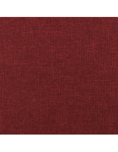 Cuscini Decorativi 2 pz Rosso Vino 40x40 cm in Tessuto 2