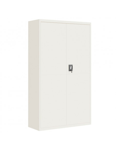 Armadio Classificatore Bianco 105x40x180 cm in Acciaio