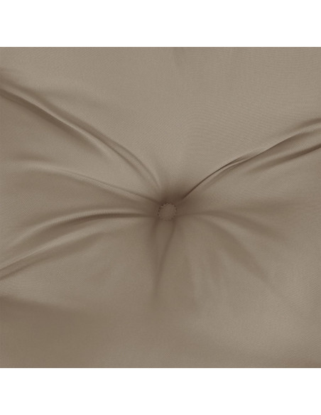 Cuscini Panca da Giardino 2pz Tortora 200x50x7cm Tessuto Oxford