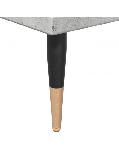 Armadietto da Bagno Grigio Cemento 80x33x60cm Legno Multistrato