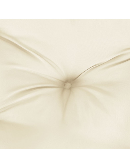 Cuscini Panca Giardino 2pz Bianco Crema 200x50x7 Tessuto Oxford