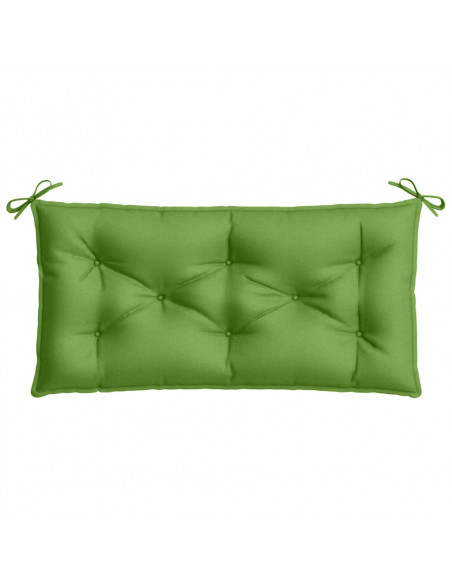 Cuscini Panca Giardino 2pz Verde Mélange 100x50x7cm Tessuto