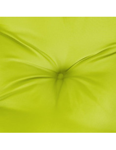 Cuscini per Divani in Pallet 2 pz Verde Intenso in Tessuto