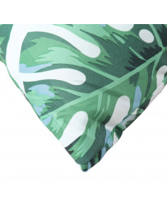 Cuscini per Divano 4 pz Motivo a Foglie 40x40 cm in Tessuto 2