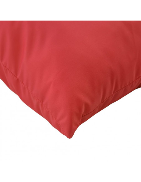 Cuscini per Divano 4 pz Rossi 50x50 cm in Tessuto