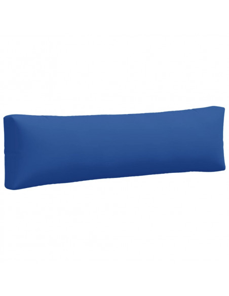 Cuscini per Pallet 2 pz Blu in Tessuto