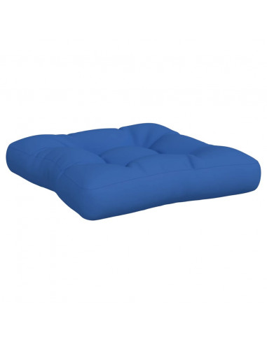 Cuscini per Pallet 2 pz Blu Reale in Tessuto