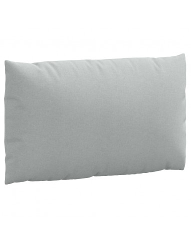 Cuscini per Pallet 2 pz Grigio Chiaro Mélange in Tessuto