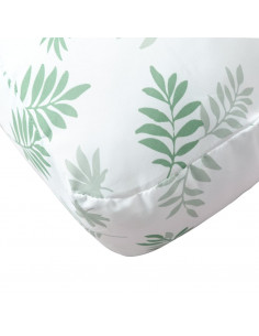 Cuscini per Pallet 2 pz Motivo a Foglie Tessuto 2