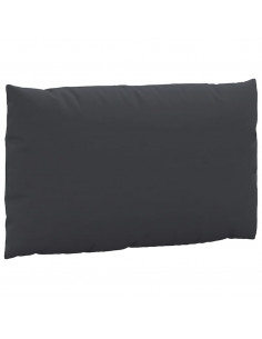 Cuscini per Pallet 2 pz Neri in Tessuto Oxford