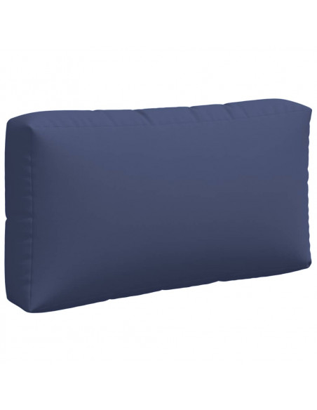 Cuscini per Pallet 3 pz Blu Marino in Tessuto Oxford
