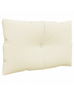 Cuscini per Pallet 3 pz Crema in Tessuto 2