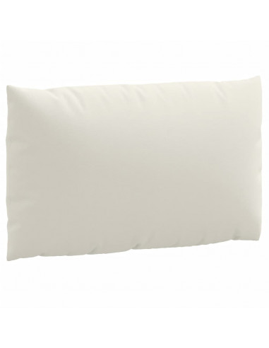 Cuscini per Pallet 3 pz Crema Mélange in Tessuto