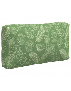 Cuscini per Pallet 3 pz Motivo a Foglie in Tessuto Oxford 2