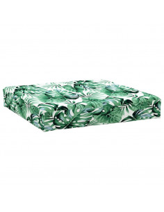 Cuscini per Pallet 3 pz Motivo a Foglie in Tessuto Oxford 2