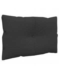 Cuscini per Pallet 3 pz Neri in Tessuto Oxford 2