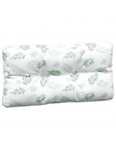 Cuscini per Pallet 5 pz con Motivo a Foglie in Tessuto 2