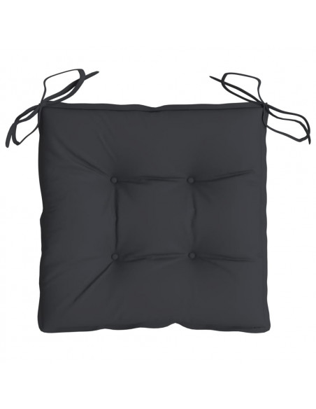 Cuscini per Pallet 6 pz Neri 50x50x7 cm Tessuto Oxford