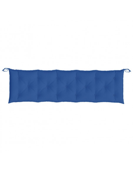 Cuscini per Panca 2 pz Blu 180x50x7 cm in Tessuto Oxford