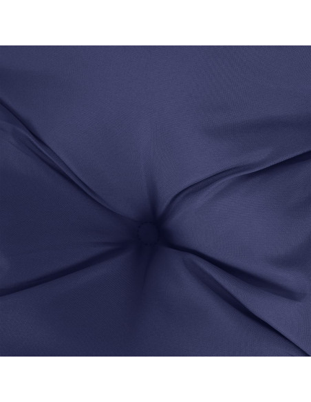 Cuscini per Panca 2 pz Blu Marino 150x50x7 cm in Tessuto Oxford