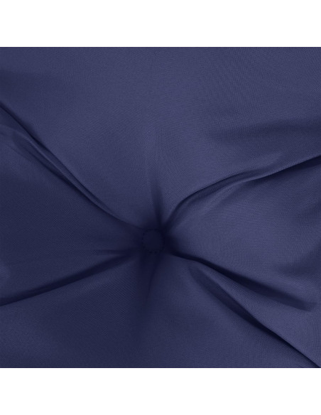 Cuscini per Panca 2 pz Blu Marino 200x50x7 cm in Tessuto Oxford