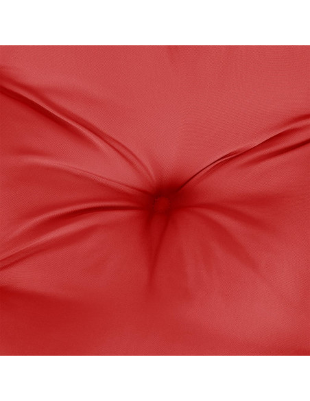 Cuscini per Panca 2 pz Rossi 120x50x7 cm in Tessuto Oxford