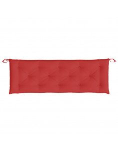 Cuscini per Panca 2 pz Rossi 150x50x7 cm in Tessuto Oxford 2