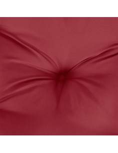 Cuscini per Panca 2 pz Rosso Vino 100x50x7cm in Tessuto Oxford 2