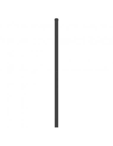 Testiera in Metallo Nero 180 cm