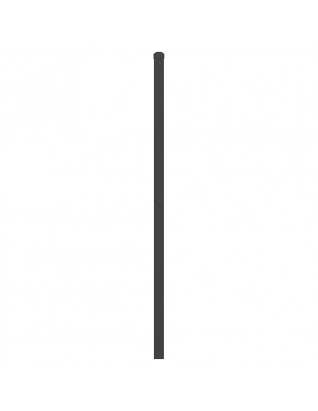 Testiera in Metallo Nero 180 cm