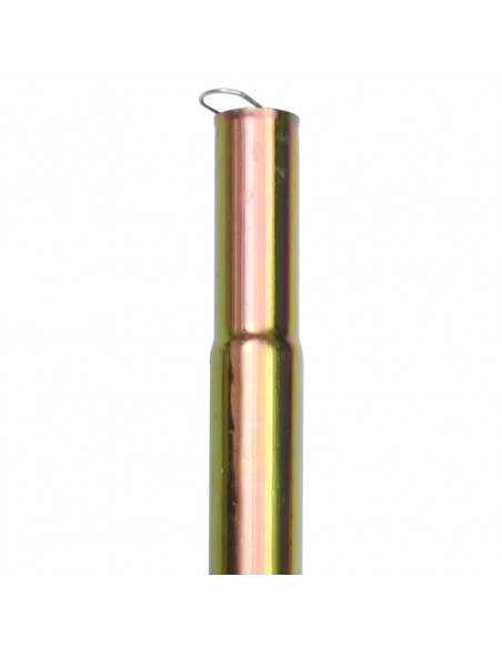 Aste Telescopiche per Tende 170-255cm 2pz in Acciaio Zincato