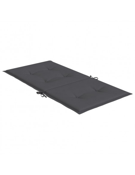 Cuscini per Sedia 6 pz Antracite Tessuto Oxford