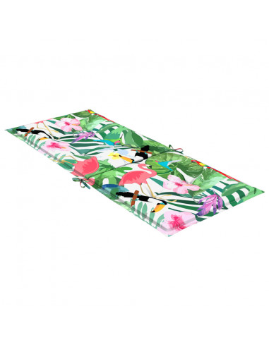 Cuscini per Sedia con Schienale Alto 6pz Multicolore in Tessuto