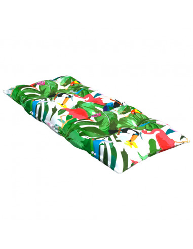 Cuscini per Sedia Schienale Alto 6pz Multicolore Tessuto Oxford