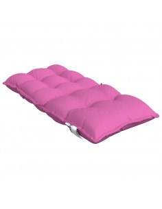 Cuscini per Sedia Schienale Basso 4 pz Rosa in Tessuto Oxford