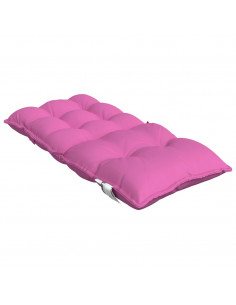 Cuscini per Sedia Schienale Basso 6 pz Rosa in Tessuto Oxford