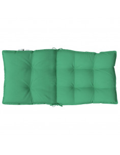 Cuscini per Sedia Schienale Basso 6 pz Verdi in Tessuto Oxford 2