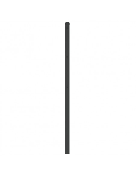 Testiera in Metallo Nero 80 cm