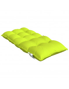 Cuscini Sedia Schienale Basso 4 pz Verde Chiaro Tessuto Oxford