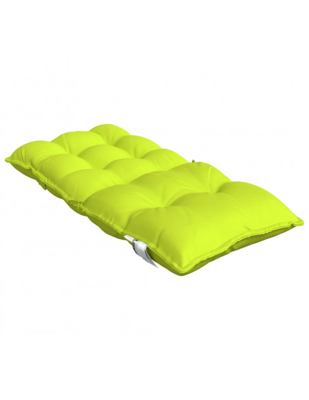 Cuscini Sedia Schienale Basso 4 pz Verde Chiaro Tessuto Oxford