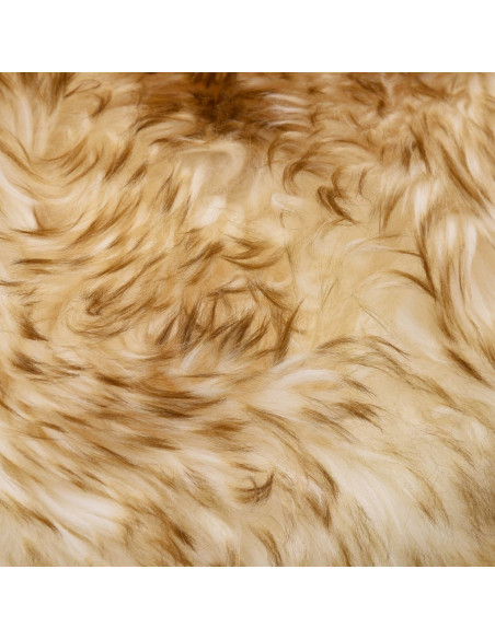 Cuscini Sedie 2pz Melange Marrone 40x40cm Vera Pelle di Montone