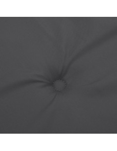 Cuscino Panca da Giardino Antracite Mélange 100x50x7cm Tessuto