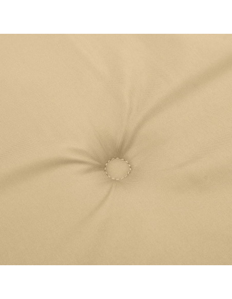 Cuscino Panca da Giardino Beige Mélange 150x50x7 cm in Tessuto