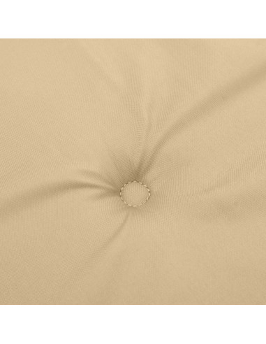 Cuscino Panca da Giardino Beige Mélange 180x50x7 cm in Tessuto