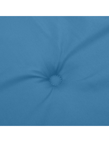 Cuscino Panca da Giardino Blu Mélange 150x50x7 cm in Tessuto