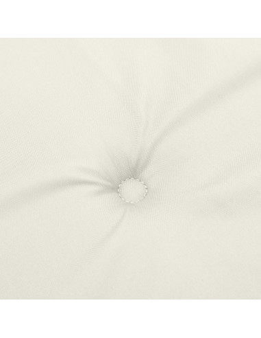 Cuscino Panca da Giardino Crema Mélange 180x50x7 cm in Tessuto