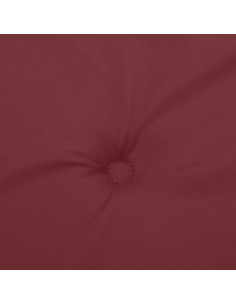 Cuscino Panca da Giardino Rosso Vino Mélange 150x50x7cm Tessuto 2